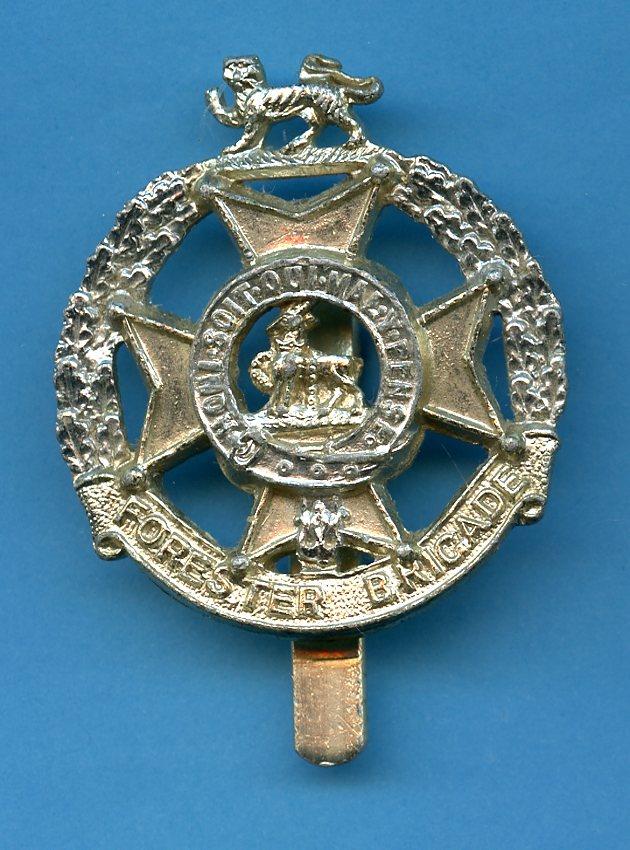 The Foresters Brigade Anodised Cap Badge