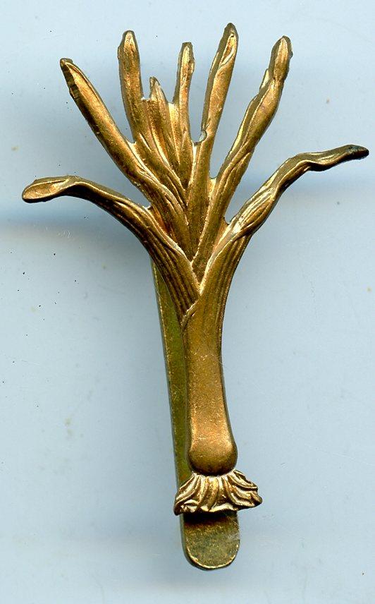 Welsh Guards Brass   Cap Badge