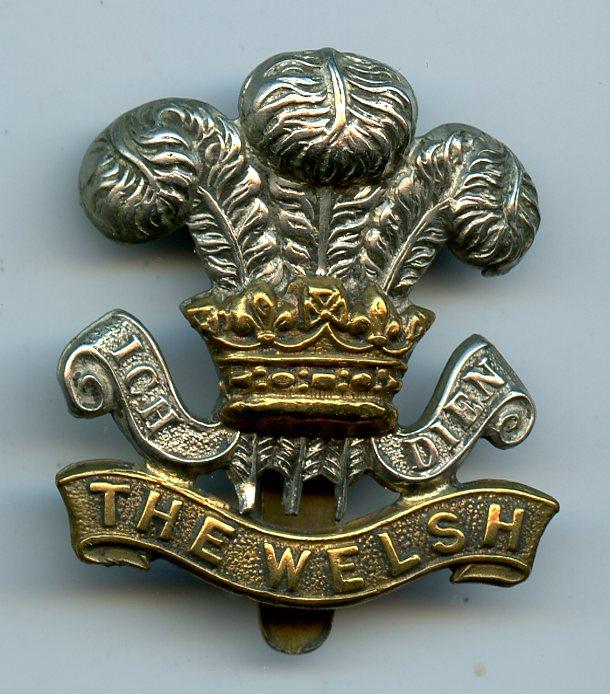 The Welsh Regiment  1898-1920 Cap Badge