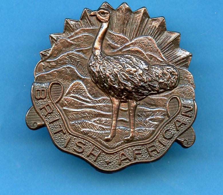 The Kings Colonials British African Squadron Bronze Cap Badge