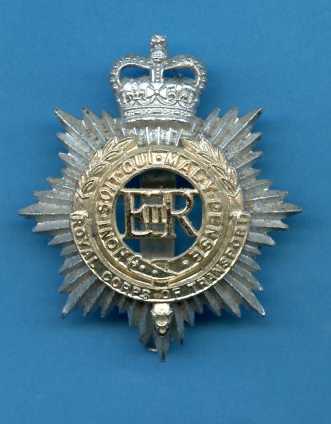 RCT Royal Corps of Transport  Anodised Cap Badge