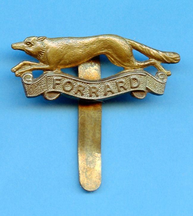 East Riding Yeomanry Bi- Metal Cap Badge