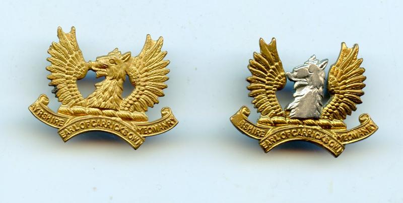 2 Ayrshire Yeomanry Collar dogs