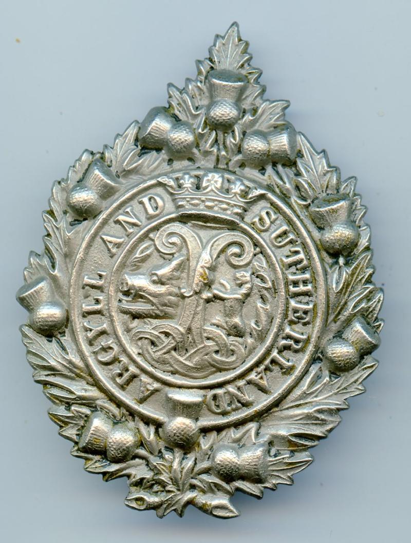 Argyll & Sutherland Highlanders Cap Badge