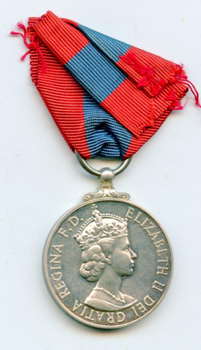 Imperial Service Medal Elizabeth II To James Roder Bourne