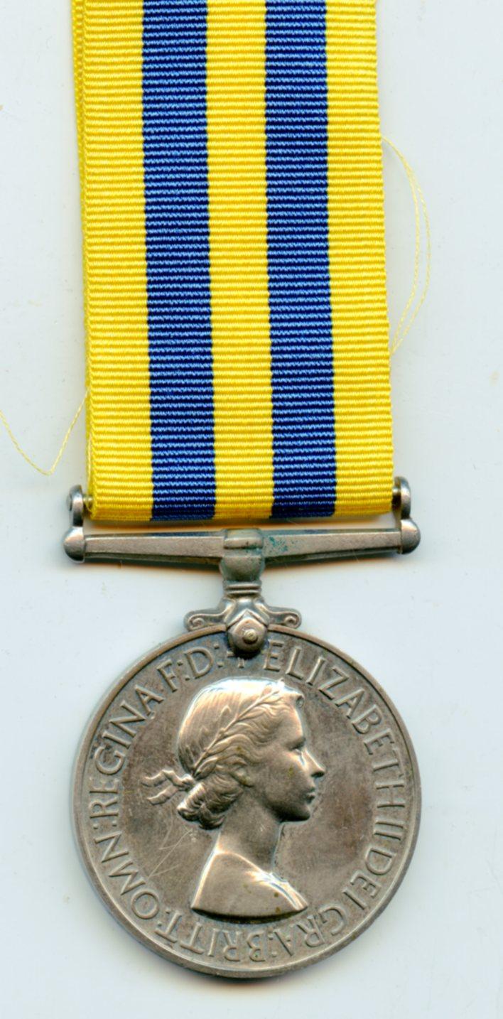 Korean War Medal 1953 To A Gunner in The Royal Artillery
