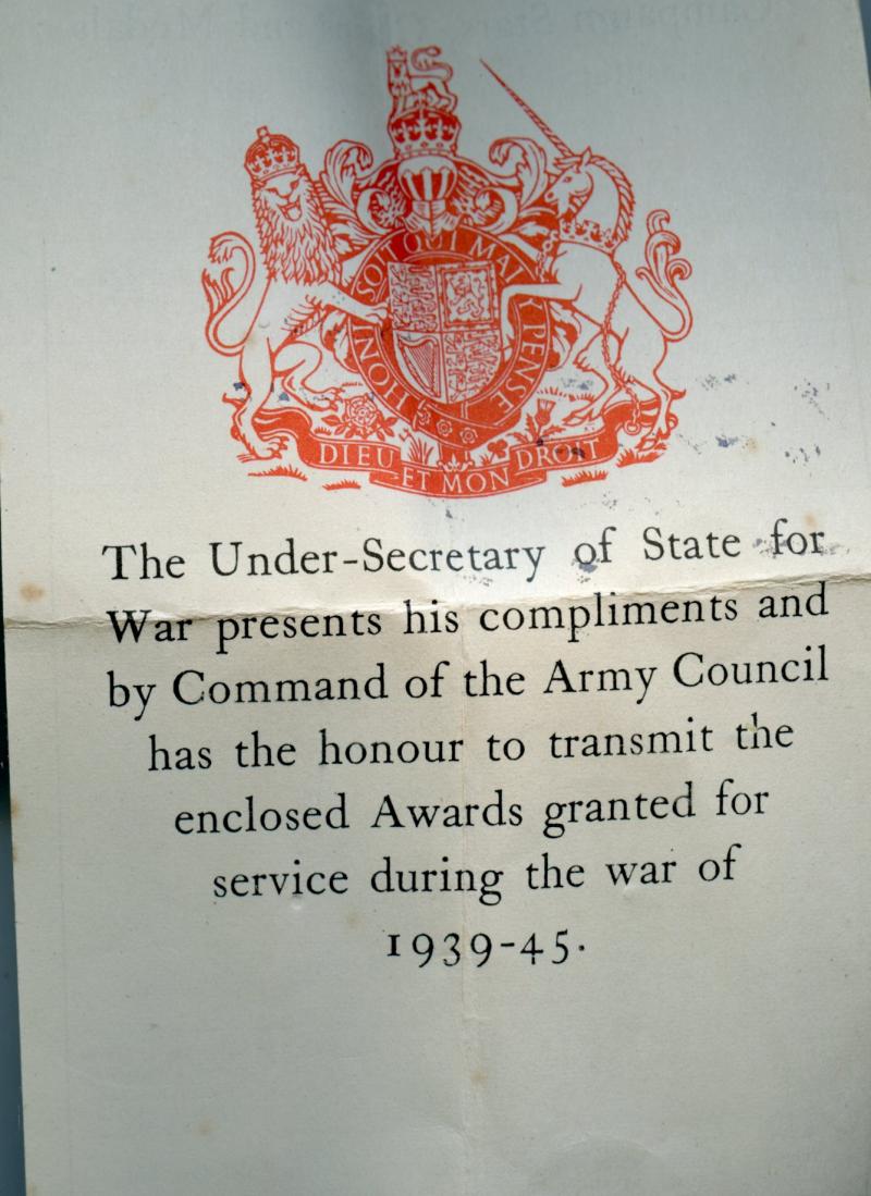 WW2 Boxed Medal Group To R. B. Wilson, Royal Electrical & Mechanical Engineers ( From Falkirk)