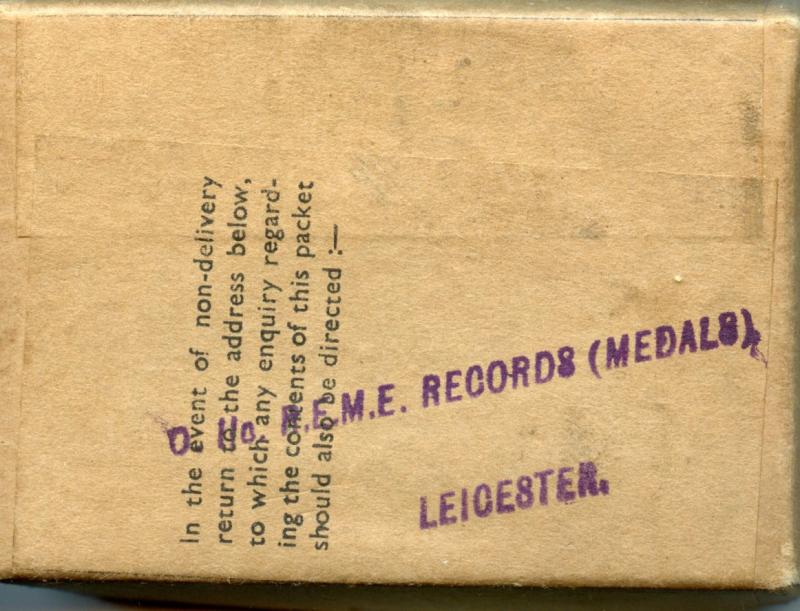 WW2 Boxed Medal Group To R. B. Wilson, Royal Electrical & Mechanical Engineers ( From Falkirk)