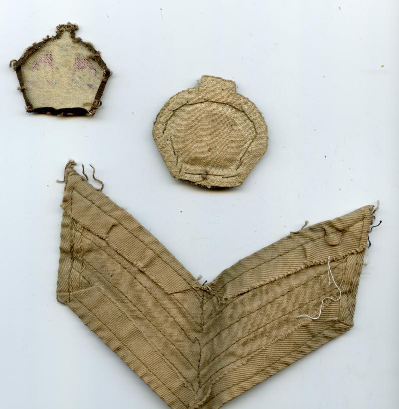 WW2 era Army Physical Training Corps Arm Badges, Badge Rank Badges and buttons