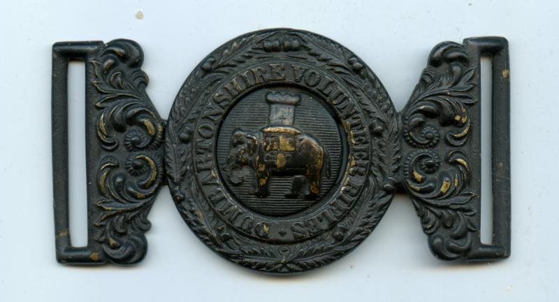 Dumbartonshire Volunteer Rifles Other Ranks  Waist Belt Clasp