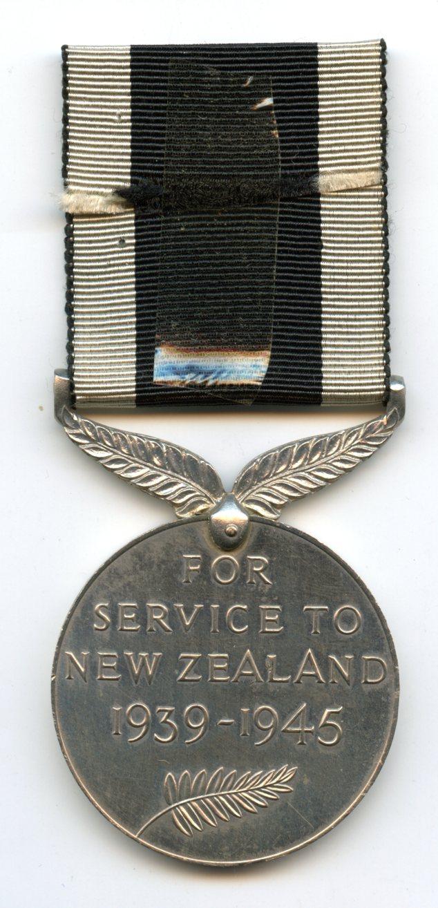 WW2 New Zealand War Service Medal 1939–1945
