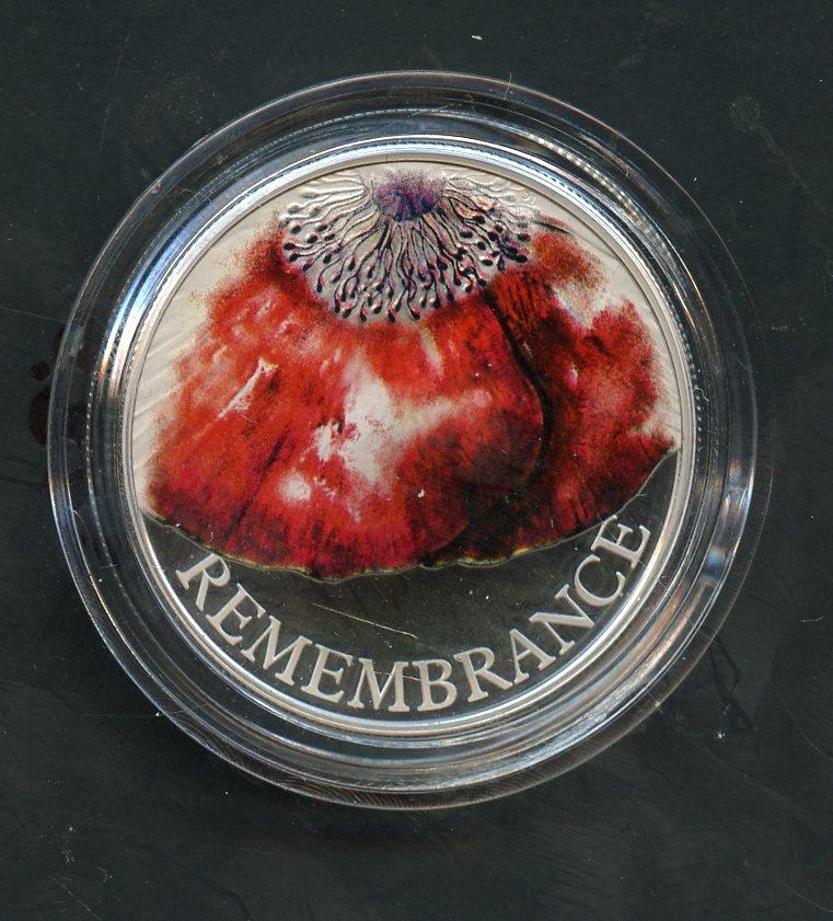 UK 2018 The Remembrance Day Silver Proof £5 Five Pound Crown Coin