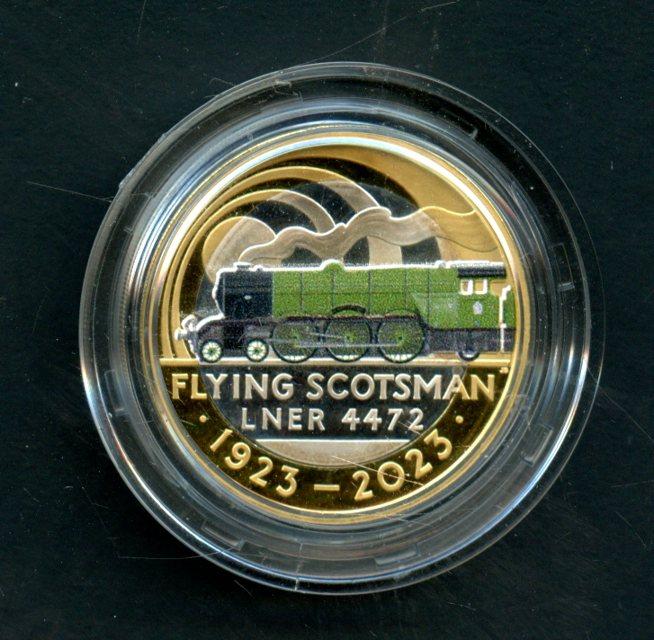 UK 2023    Flying Scotsman Commemorative Silver Proof £2 Two Pound Coin