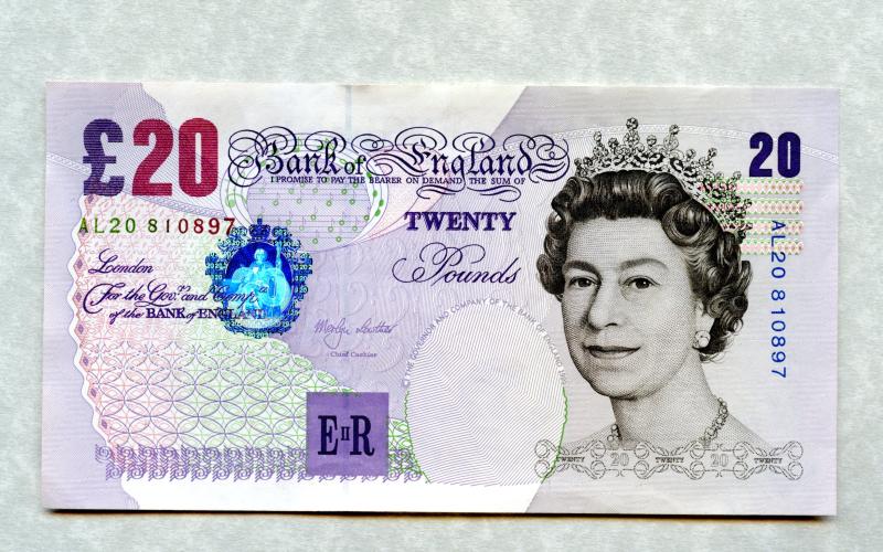 Bank of England £20 Twenty Pounds Note Date June 1999 Signatory Merlyn Lowther Serial AL20