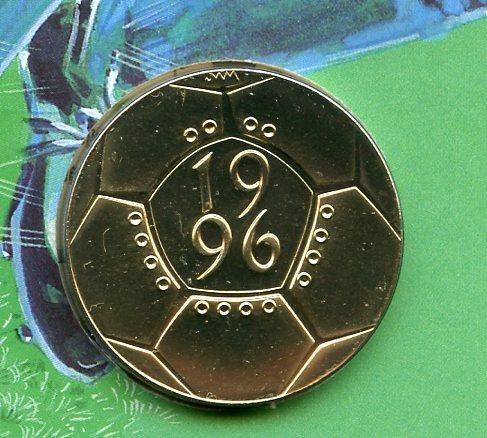 UK 1996 Football Brilliant Uncirculated  £2 Pound Coin