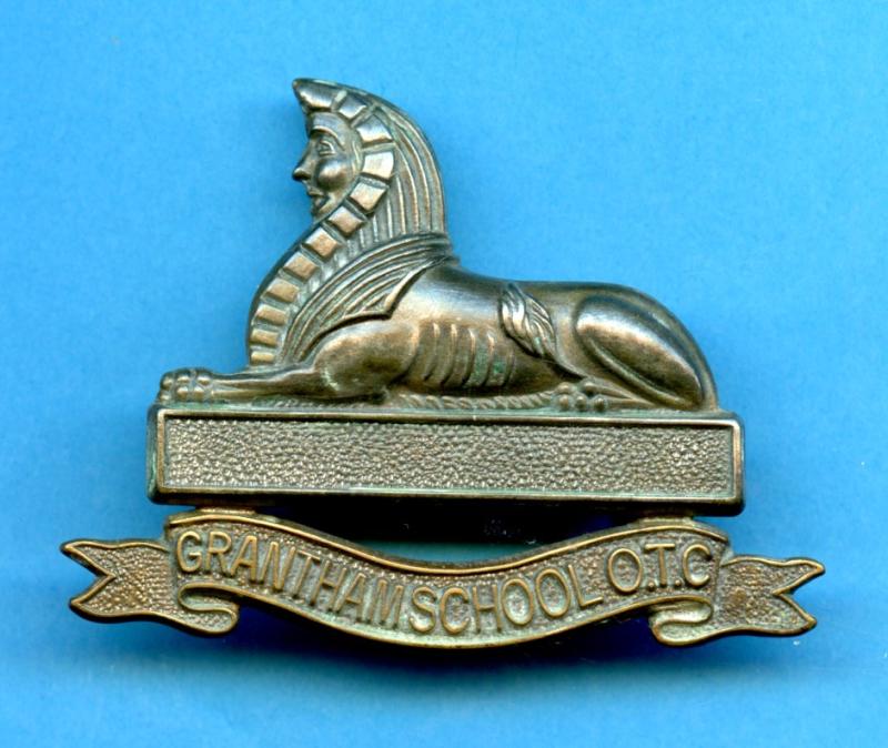 Grantham  School Officers Training Corps Cap Badge