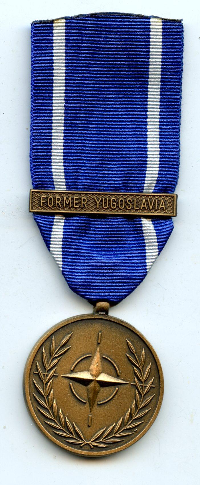 Nato Service Medal. Bar Former Yugoslavia