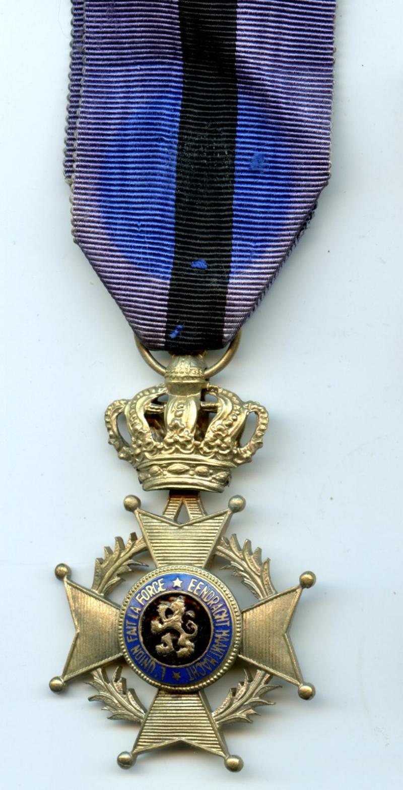 Belgium Medal of Knight of the Order of Leopold II
