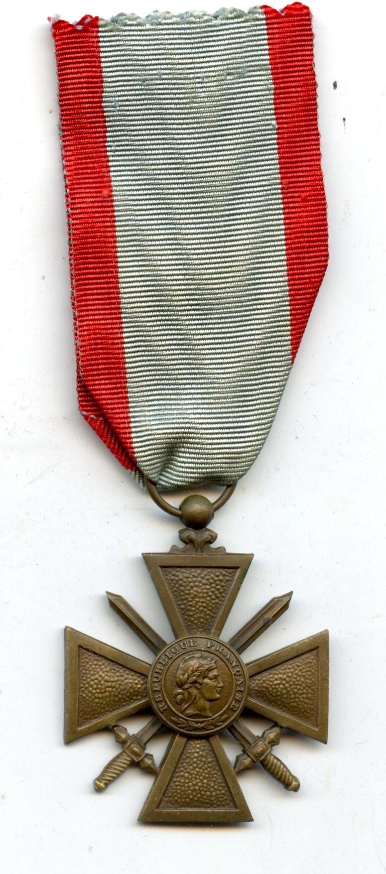 France: French War Cross for Exterior Theatres of Operation