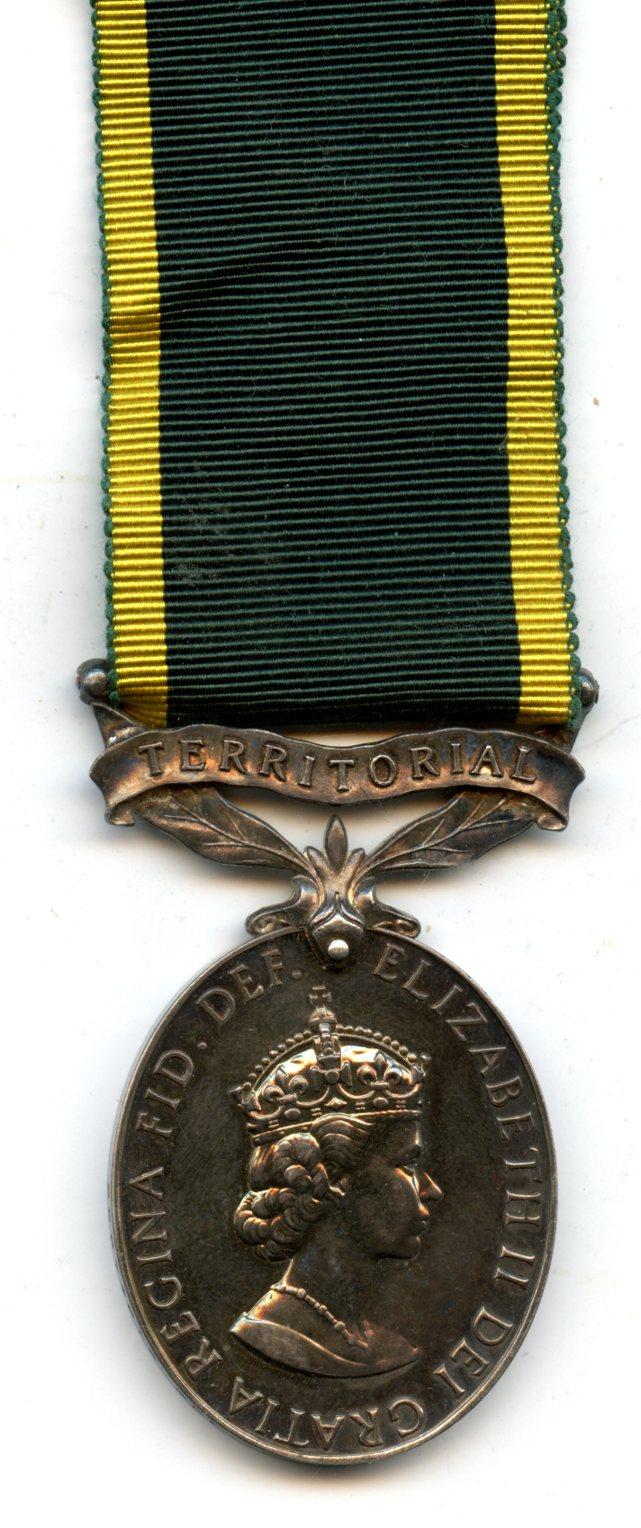 Territorial Efficiency Medal : To Cpl P. E. Deith, Royal Signals