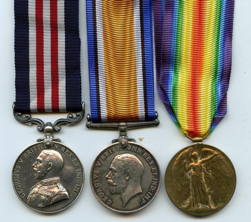 Military Medal Group To Pte Arthur Herbert, Oxfordshire and Buckinghamshire Light Infantry
