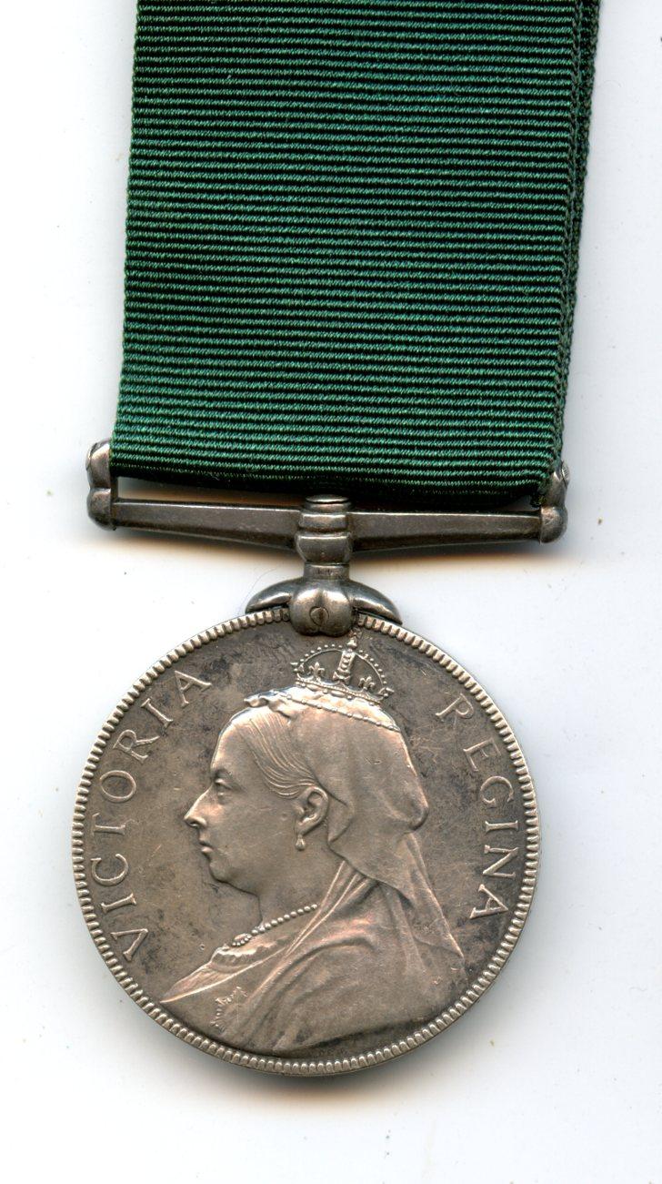Volunteer Force Long Service & Good Conduct Medal To W J Hosking, 4th Volunteer Battalion East Surrey Regiment