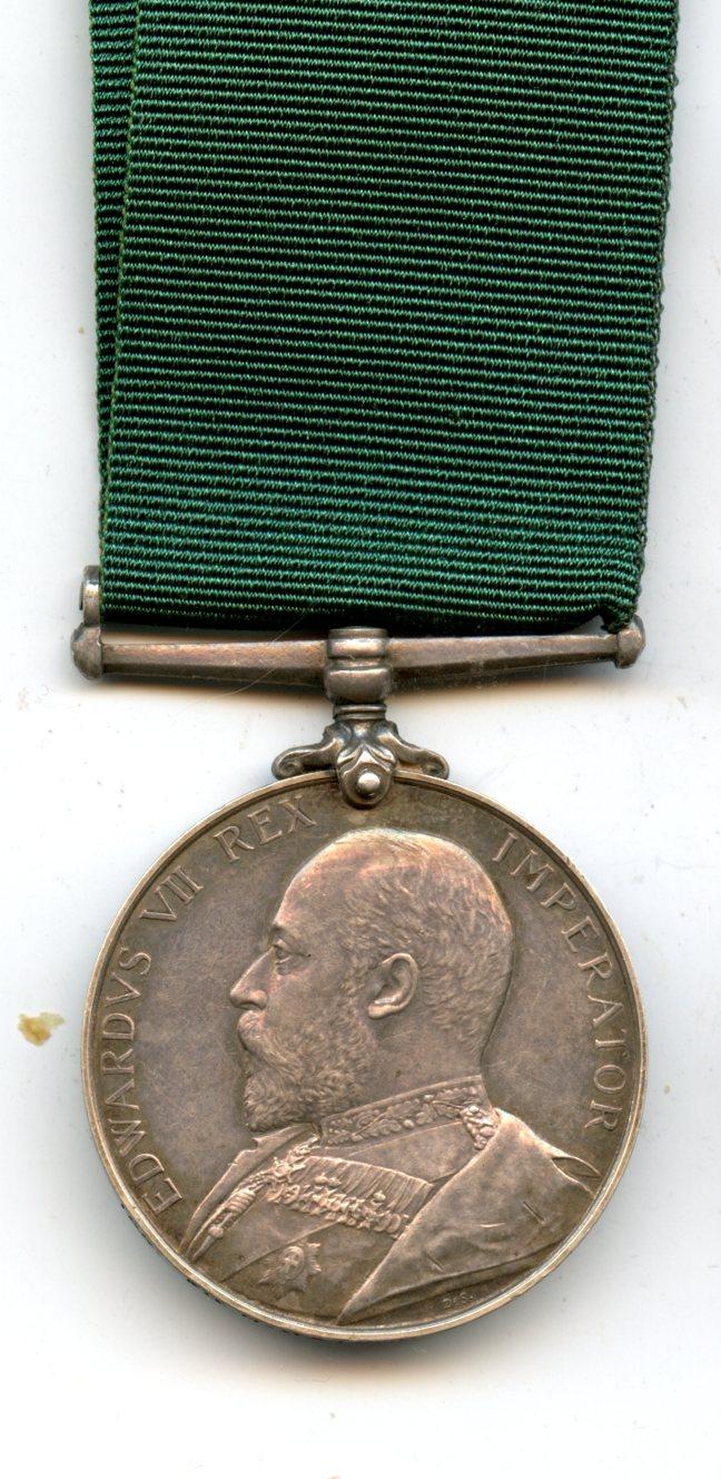 Volunteer Force Long Service & Good Conduct Medal To 1st Cinque Ports Volunteer Rifle Corps