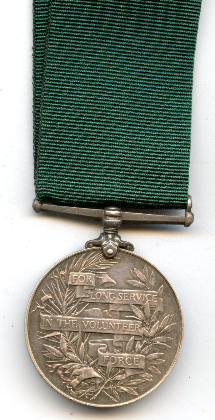 Volunteer Force Long Service & Good Conduct Medal To 1st Cinque Ports Volunteer Rifle Corps