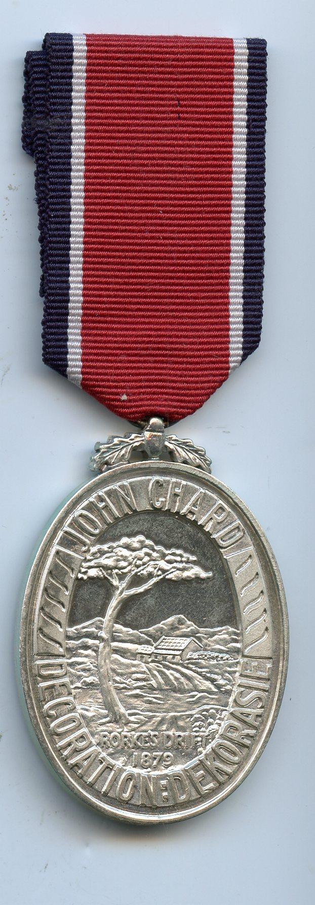 South Africa The John Chard Decoration Silver Medal
