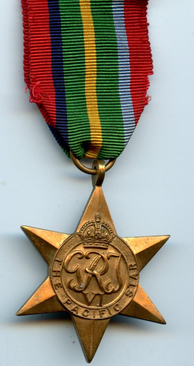 WW2 Pacific Star Medal