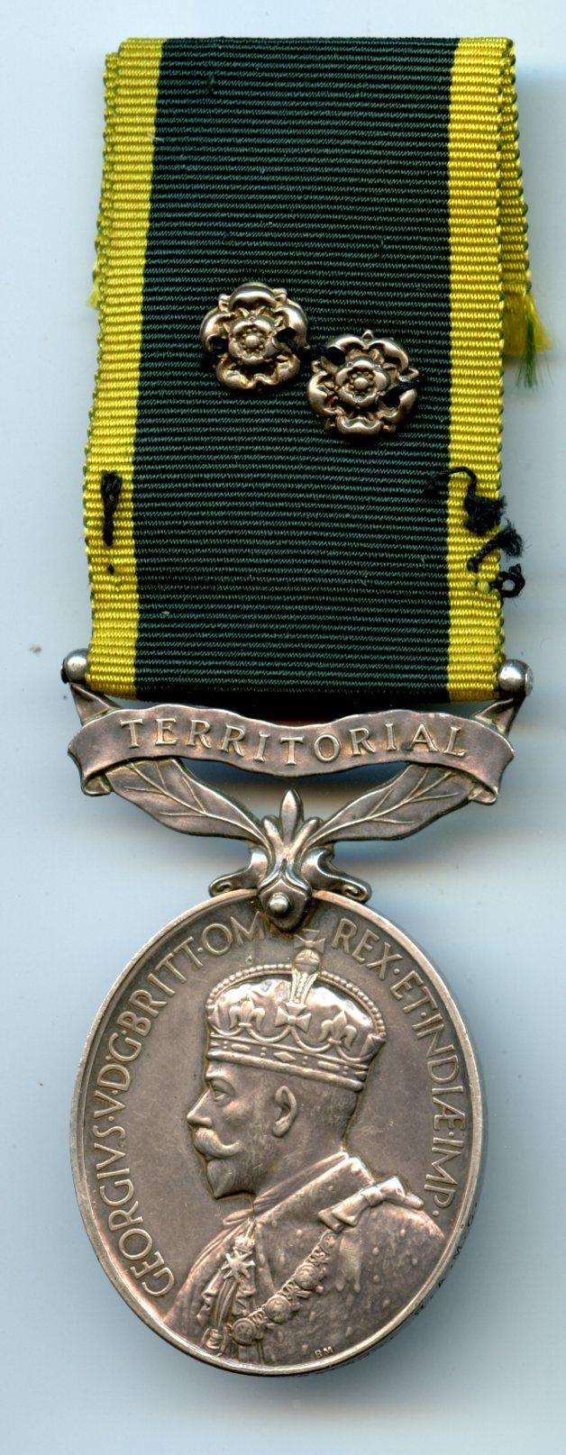 Territorial Efficiency Medal : To Sjt J A Watson, Royal Army Medical Corps