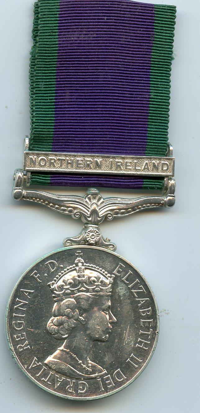 Campaign Service Medal 1962 1 Clasp Northern Ireland To Sapper in the Royal Engineers