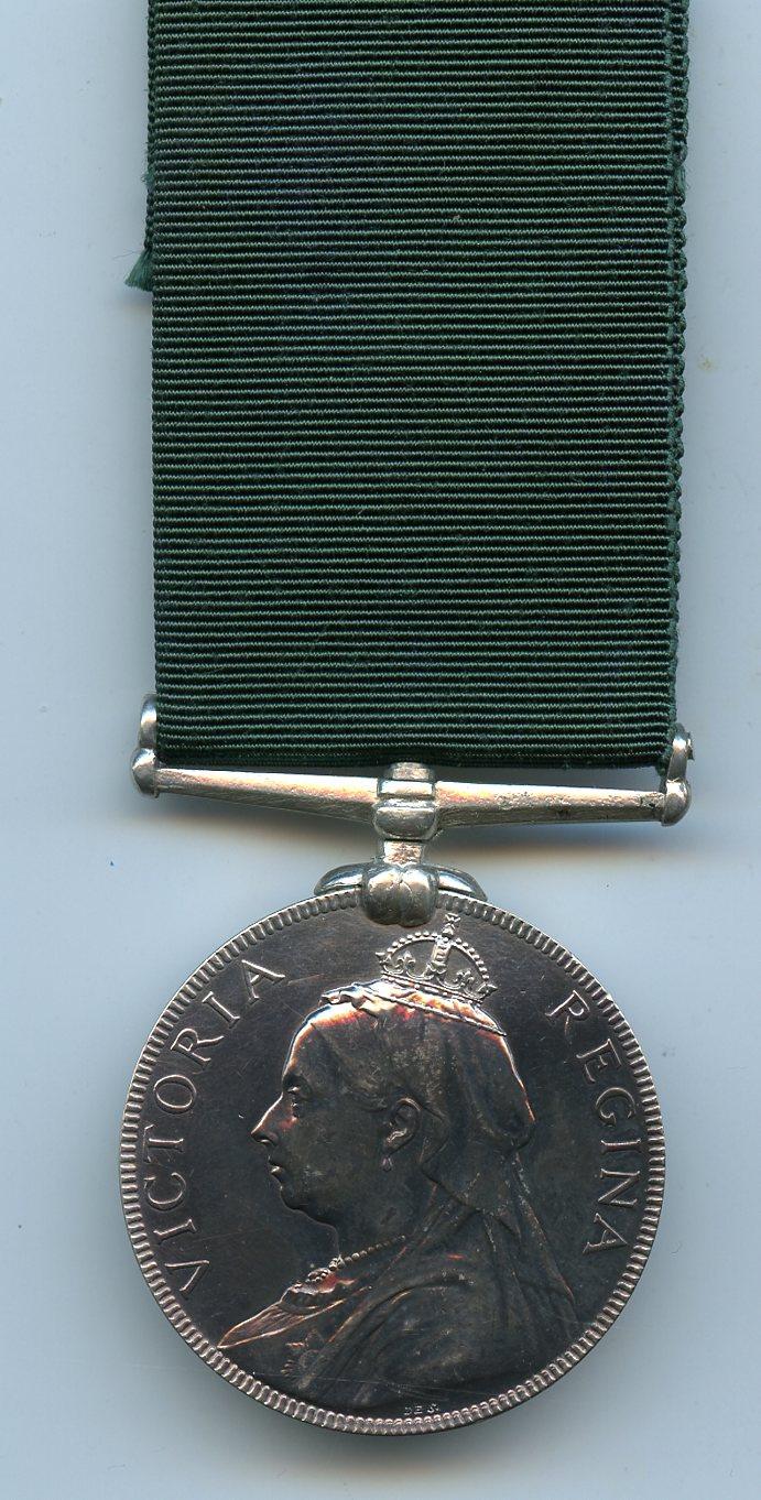 Volunteer Force Long Service & Good Conduct Medal To Sergt W. T. Turner, 2nd Cinque Ports, R.G.A.V.