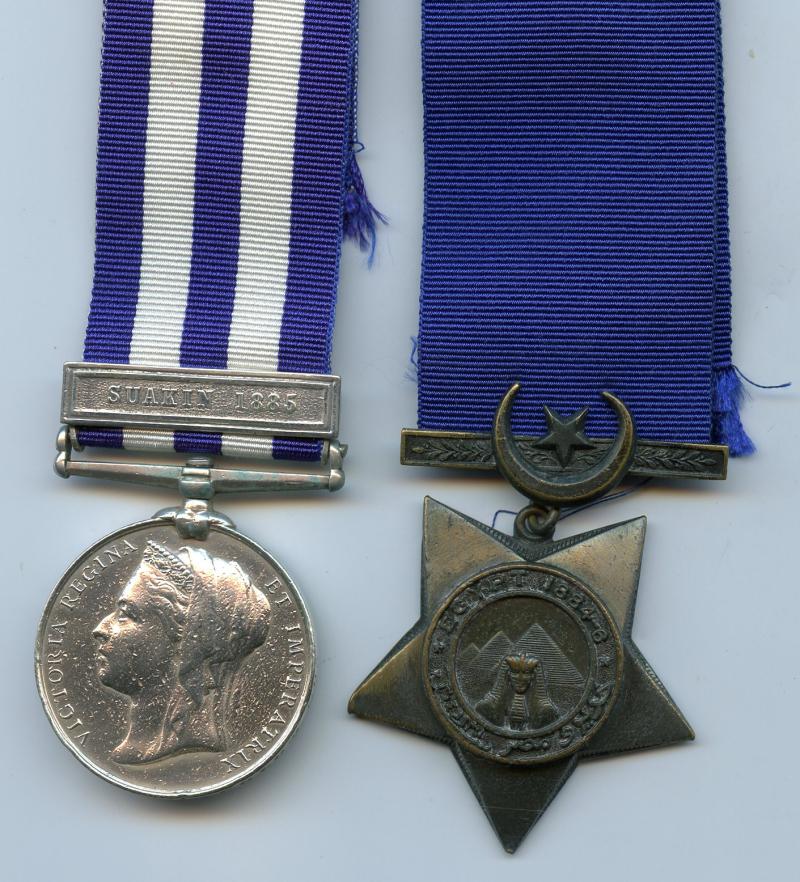 Egypt Campaign Pair of Medals 1884 To Pte G Nixon, Coldstream Guards