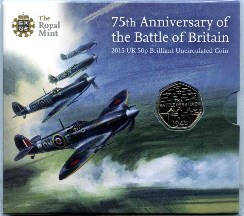 UK Royal Mint 2015 75th Anniversary of the Battle of Britain