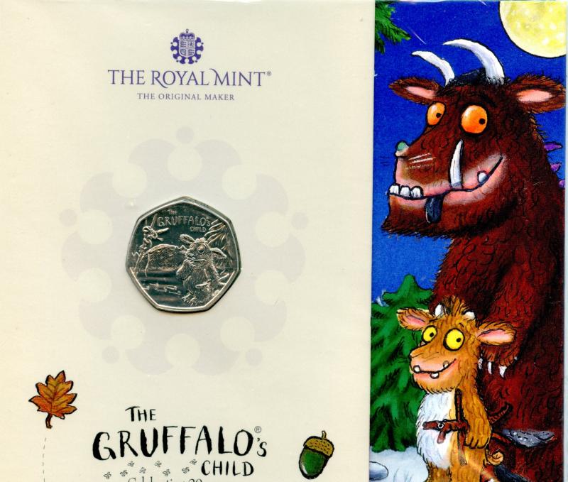 UK 2024 The Gruffalo Child Brilliant Uncirculated 50 Pence Coin