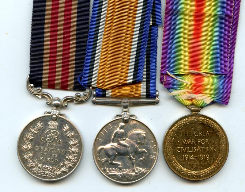 WW1 Military Medal Group To Sgt Reginald Ellwood Reeve, 2nd & 23rd Manchester Regiment, ( Killed in Action)