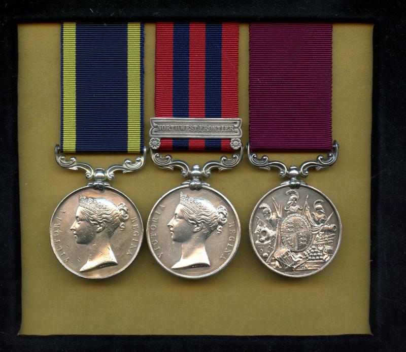 Punjab & India General Service Group To Serjt John Butt,98th (Prince of Wales) Regiment of Foot  (North Staffordshire) Regiment.