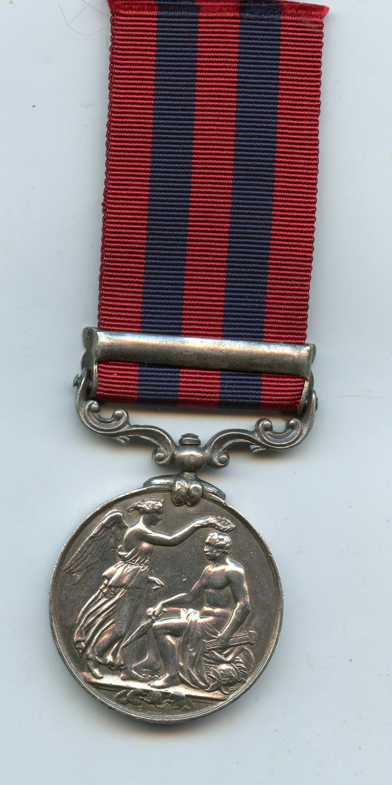 India General Service Medal 1854 Burma 1885-7 To Pte John Black, Royal Scots Fusiliers