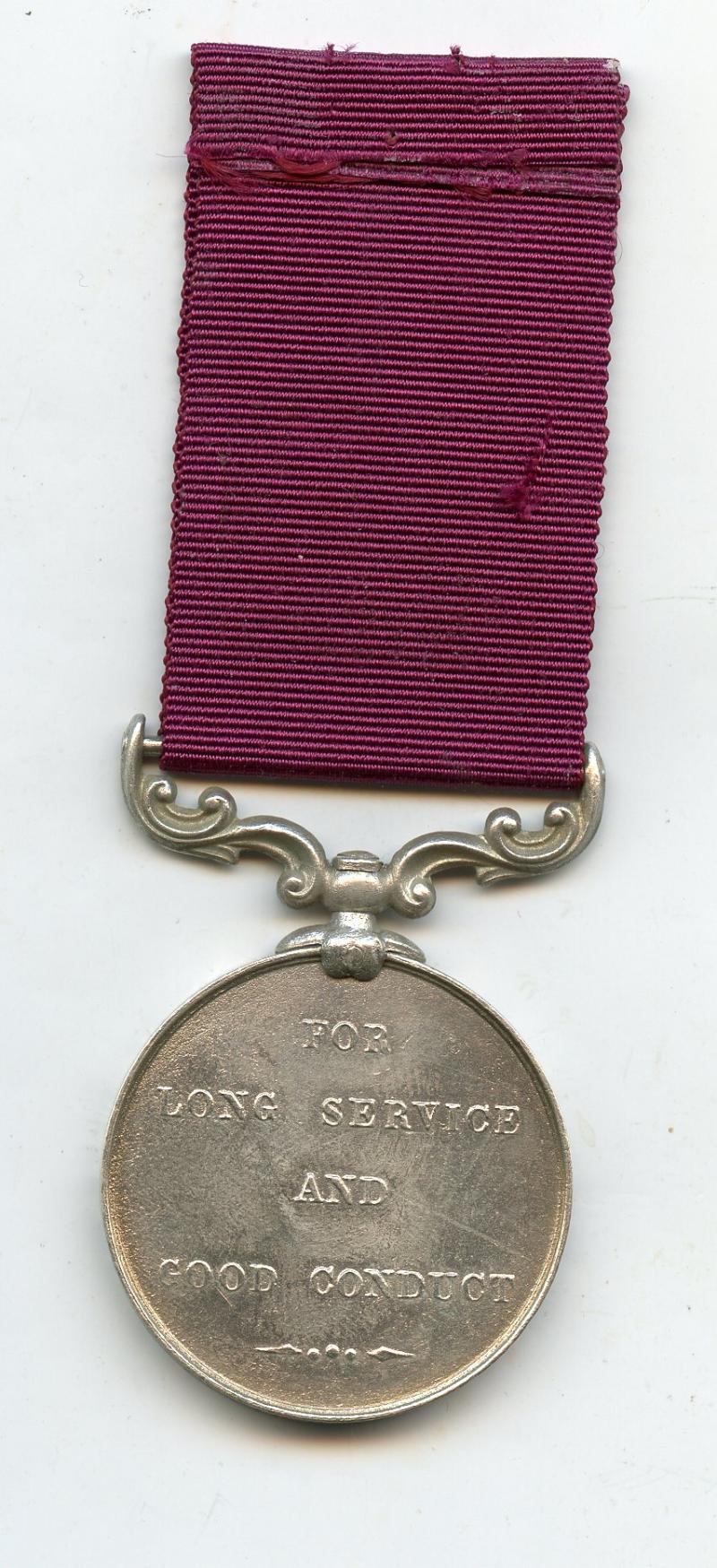 Army Long Service & Good Conduct Medal Victoria ; Pte Thomas Poffley, 1/21st Foot Royal Scots Fusiliers