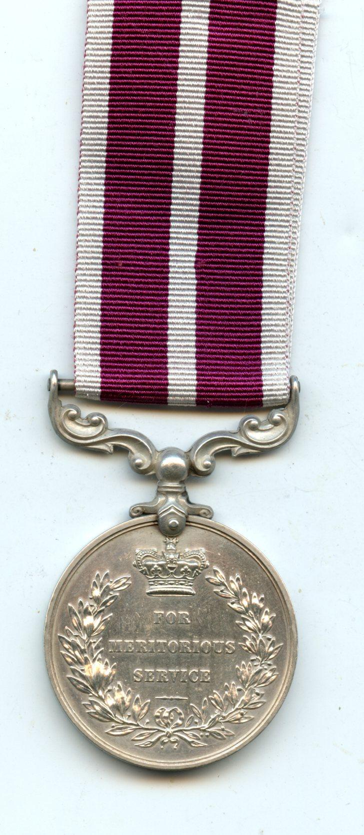 Meritorious Service Medal : George V ( Non Swivel Type) To C Sjt William Martin, Royal Scots Fusiliers
