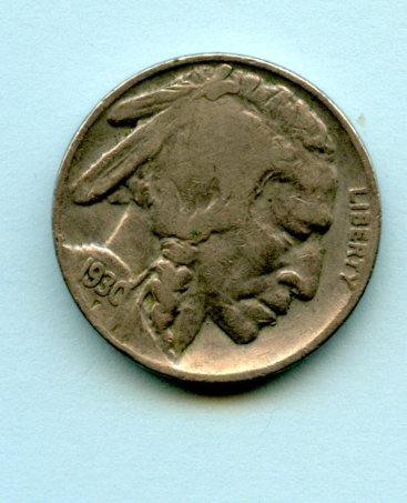 United States of America. U.S.A Nickel Five Cents Coin Dated 1930