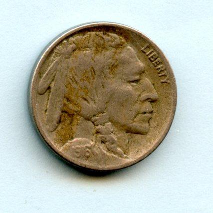 United States of America. U.S.A Nickel Five Cents Coin Dated 1916
