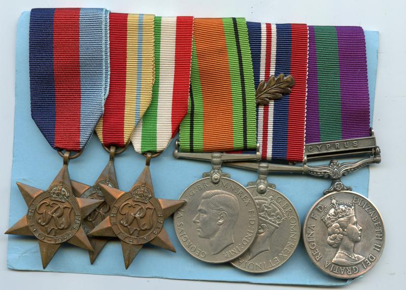WW2 With M.I.D. & Cyprus Medal To Major M. J. MacLennan, Royal Signals