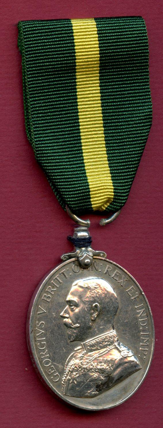 Territorial Force Efficiency Medal To Cpl (Piper) Hugh Newton . N. Campbell, 5th Battalion Royal Scots